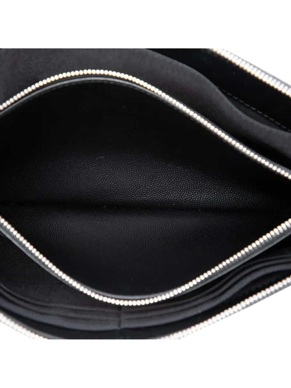 Chanel Cc Chevron Caviar Zip Clutch #297872C11B